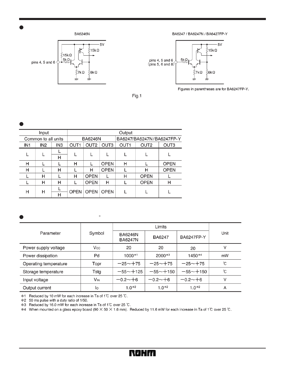 Rainbow Electronics BA6247FP-Y User Manual | Page 2 / 6