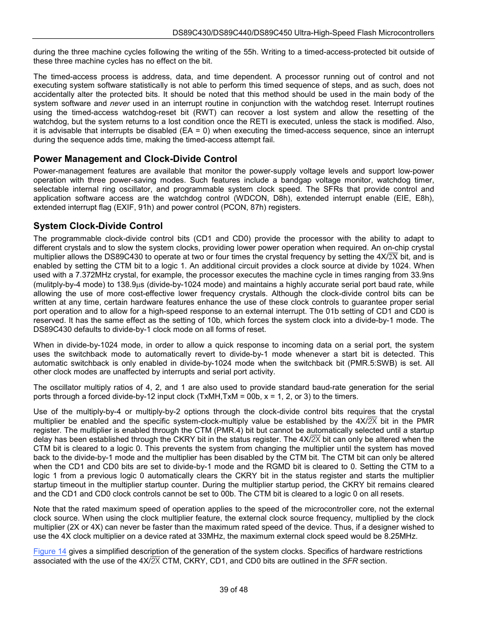 Rainbow Electronics DS89C450 User Manual | Page 39 / 48