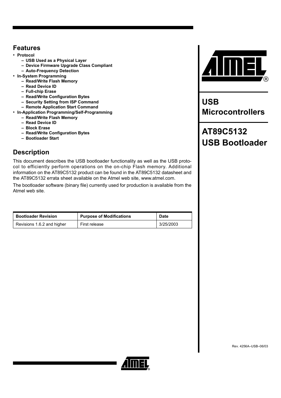 Rainbow Electronics AT89C5132 User Manual | 31 pages