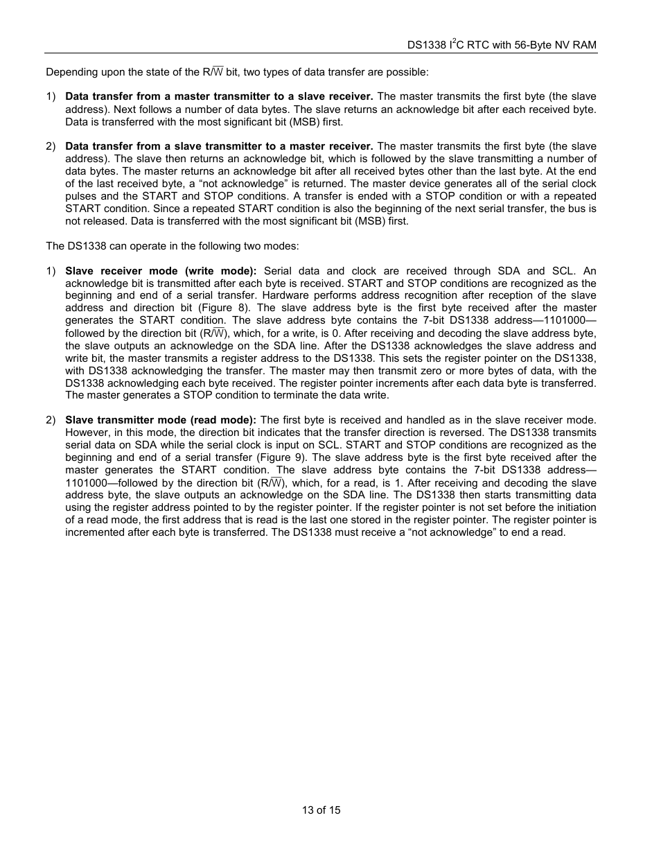 Rainbow Electronics DS1338 User Manual | Page 13 / 15