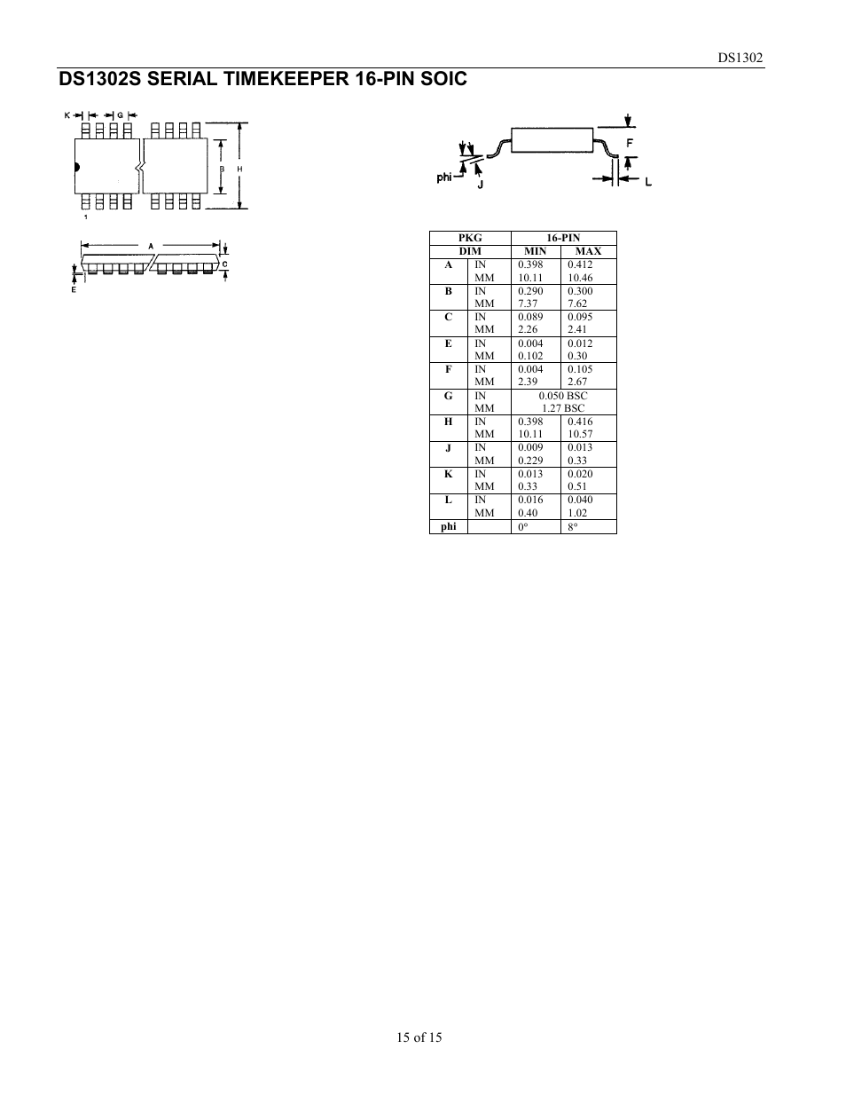 Rainbow Electronics DS1302 User Manual | Page 15 / 15