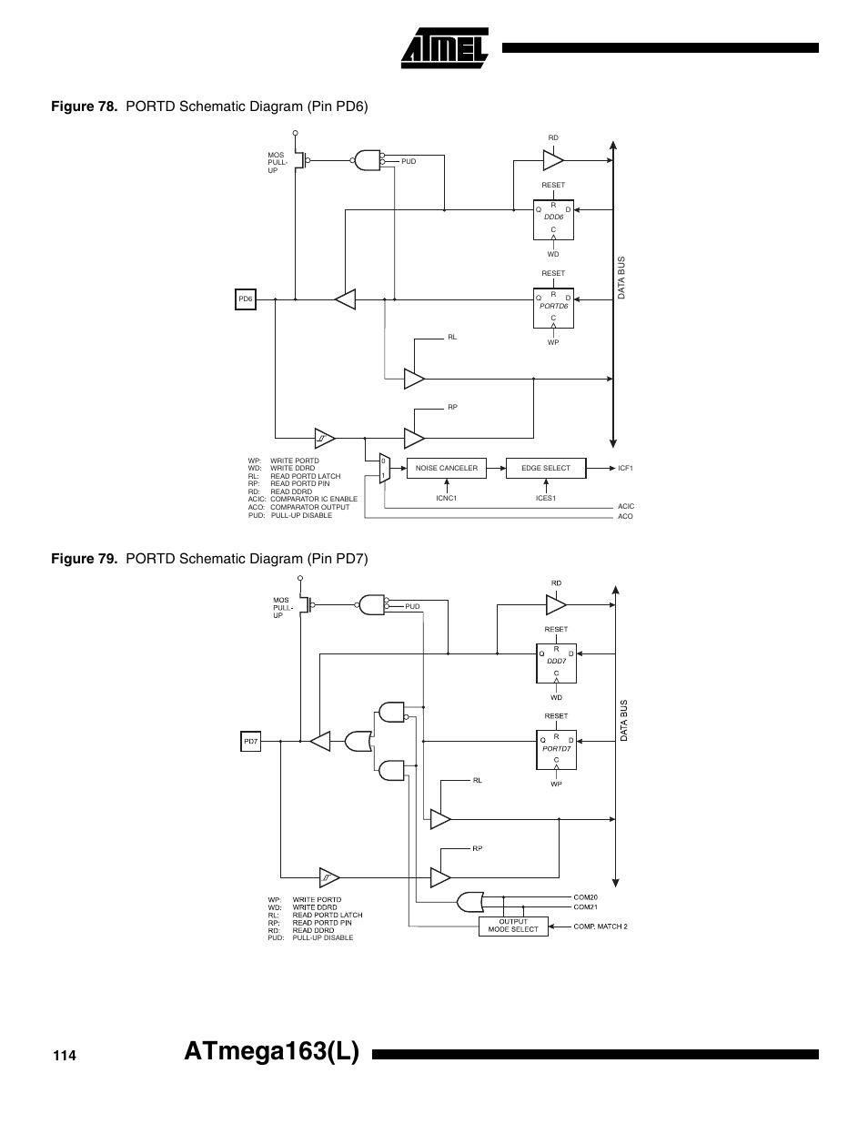 Atmega163(l) | Rainbow Electronics ATmega163L User Manual | Page 114 / 156