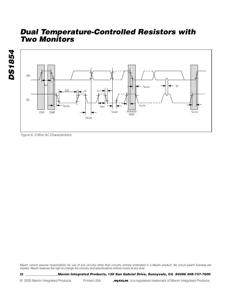 Rainbow Electronics DS1854 User Manual | Page 22 / 22