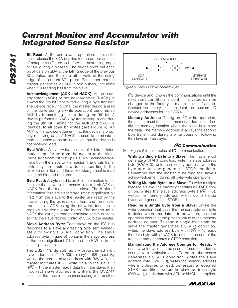 Rainbow Electronics DS2741 User Manual | Page 8 / 9