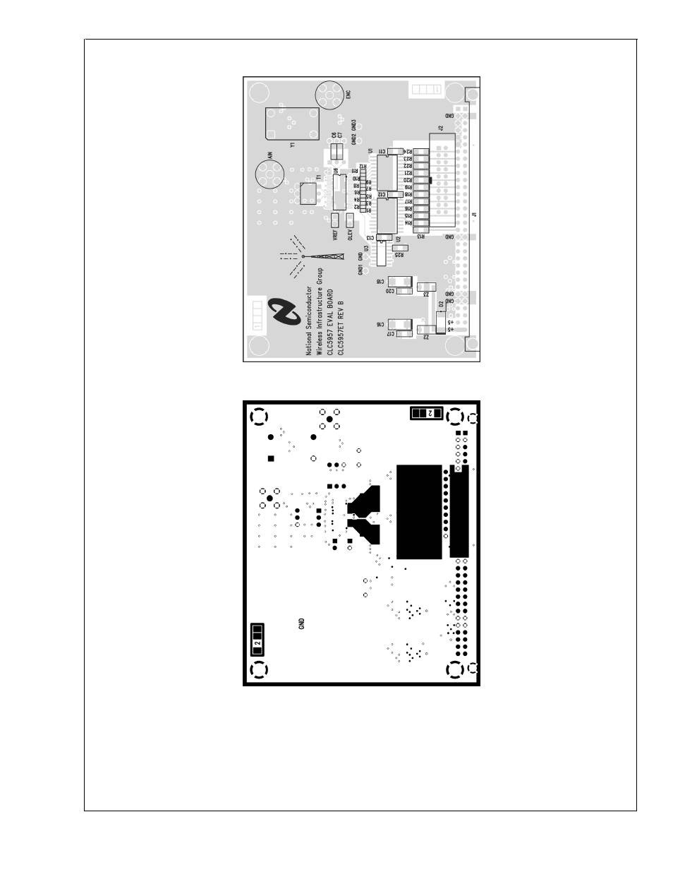Evaluation board, Clc5957 | Rainbow Electronics CLC5957 User Manual | Page 12 / 16