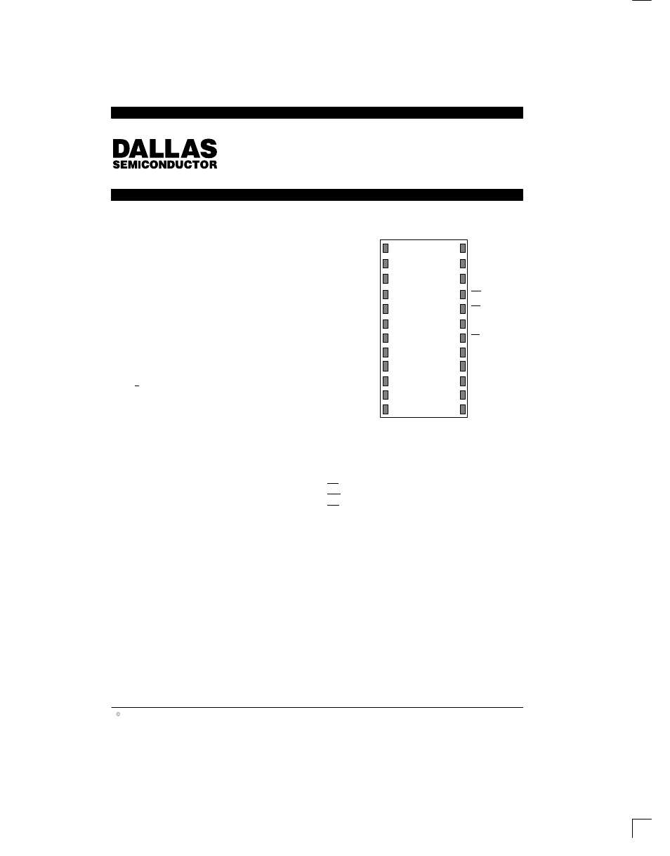 Rainbow Electronics DS1220Y User Manual | 8 pages