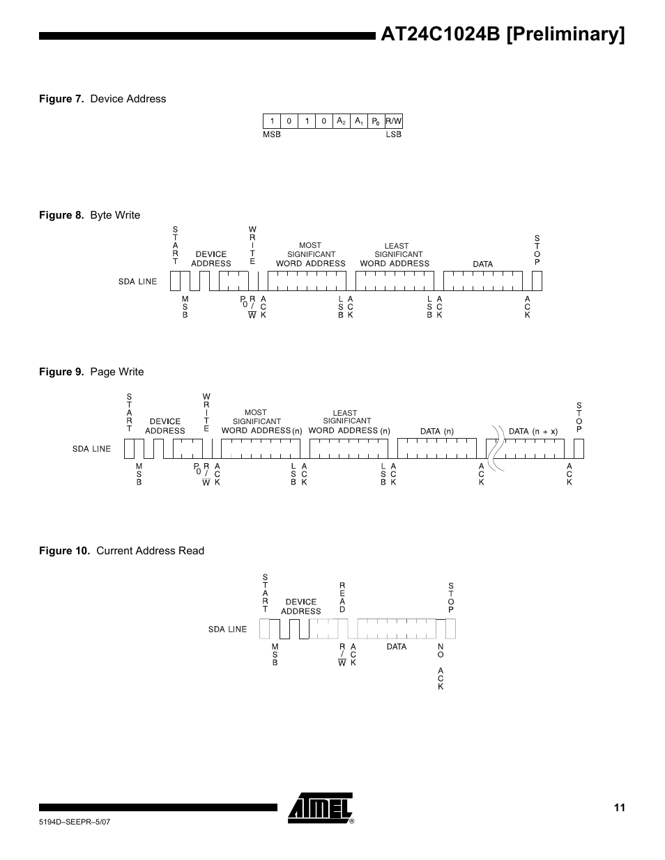 Rainbow Electronics AT24C1024B User Manual | Page 11 / 21