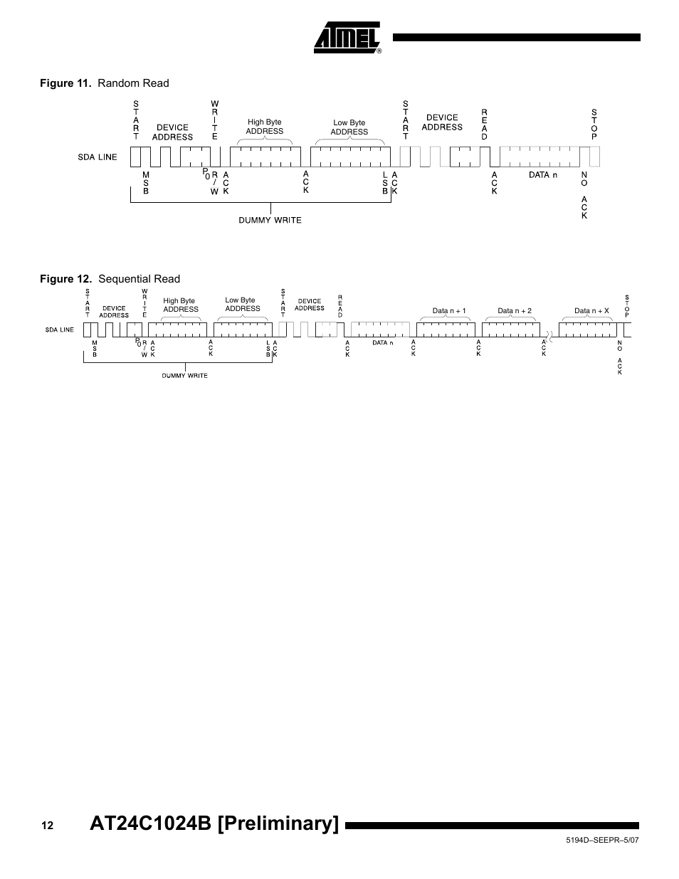 Rainbow Electronics AT24C1024B User Manual | Page 12 / 21