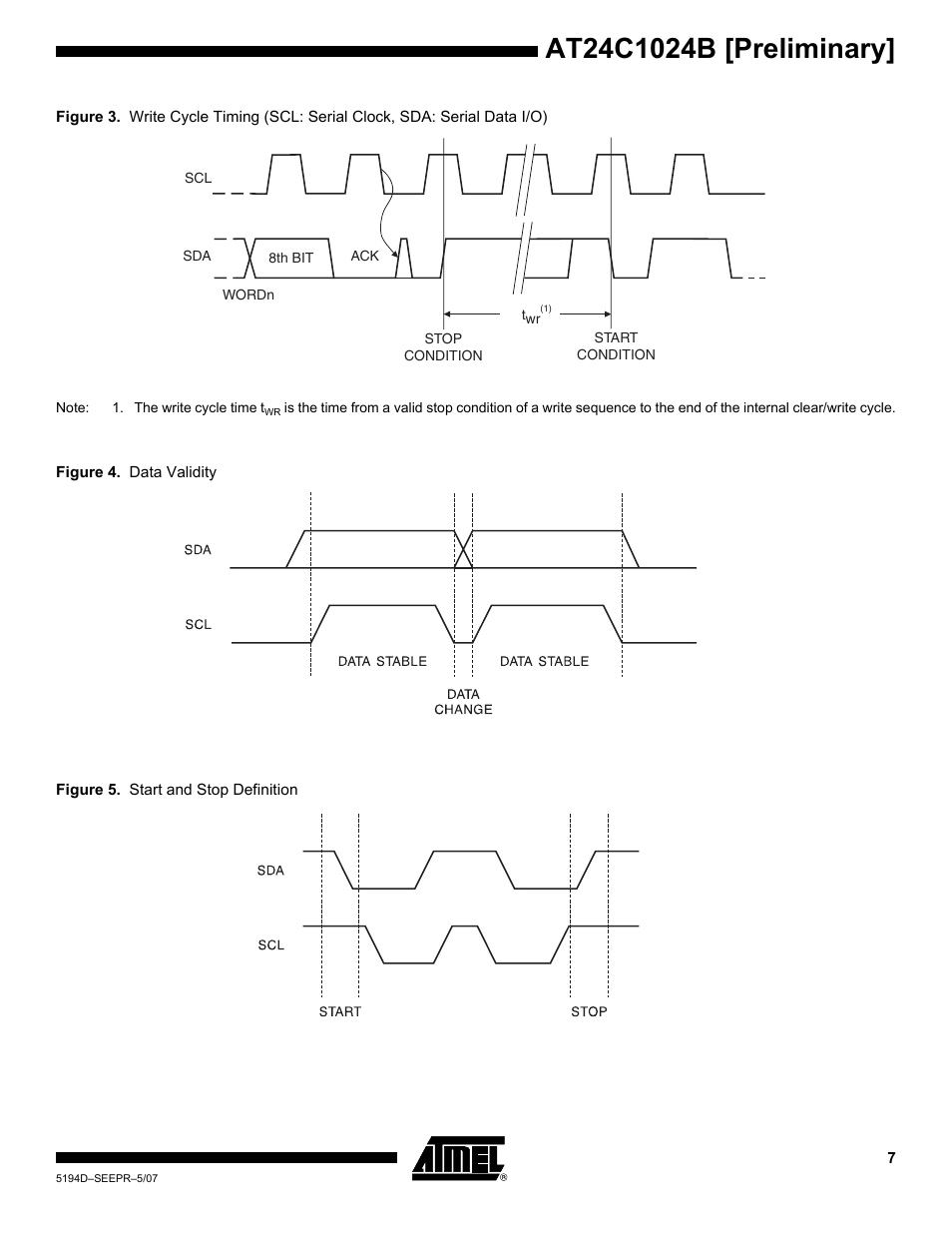 Rainbow Electronics AT24C1024B User Manual | Page 7 / 21