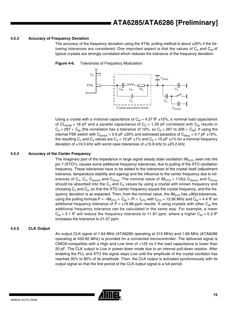 Rainbow Electronics ATA6286 User Manual | Page 15 / 18
