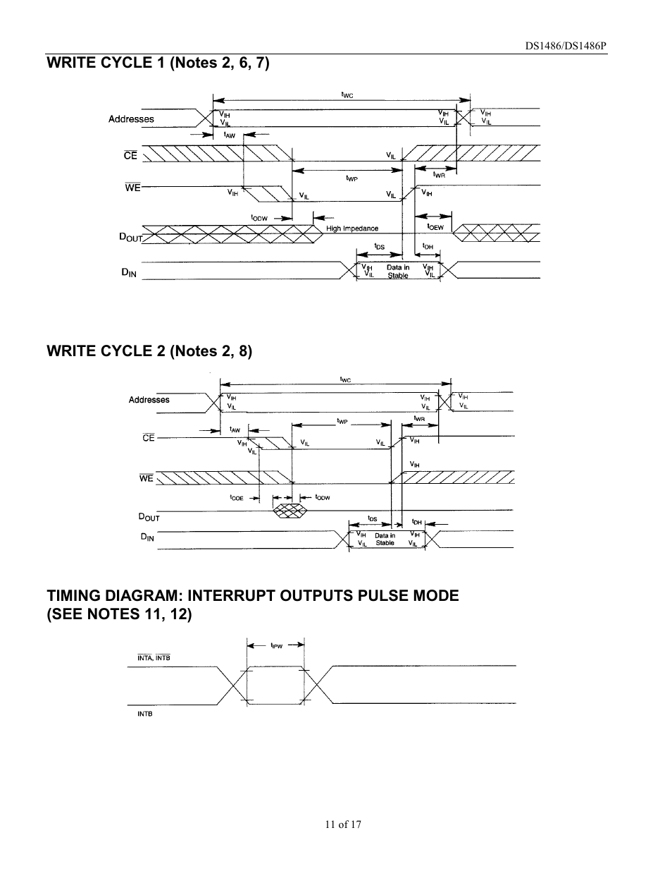 Rainbow Electronics DS1486P User Manual | Page 11 / 17