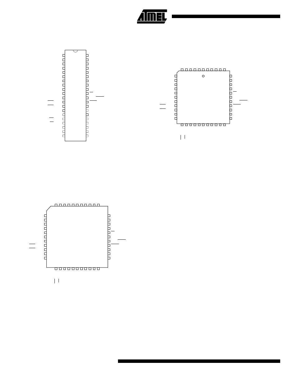 Pin configurations, At89s52, 2tqfp | Plcc, Pdip | Rainbow Electronics AT89S52 User Manual | Page 2 / 30