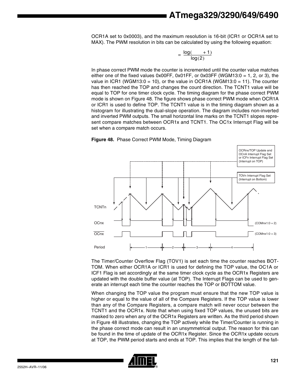 Rainbow Electronics ATmega3290P_V User Manual | Page 121 / 375