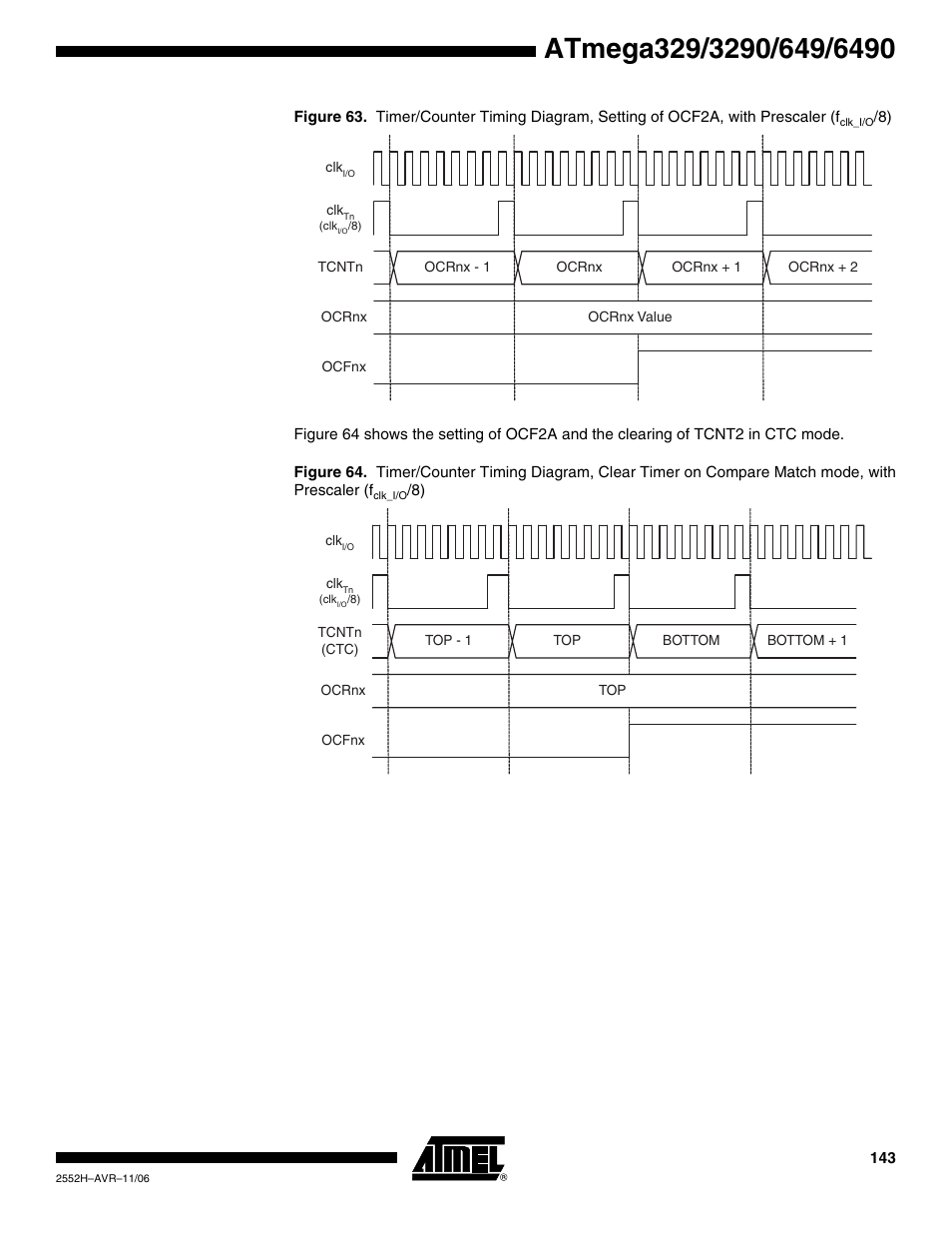 Rainbow Electronics ATmega3290P_V User Manual | Page 143 / 375