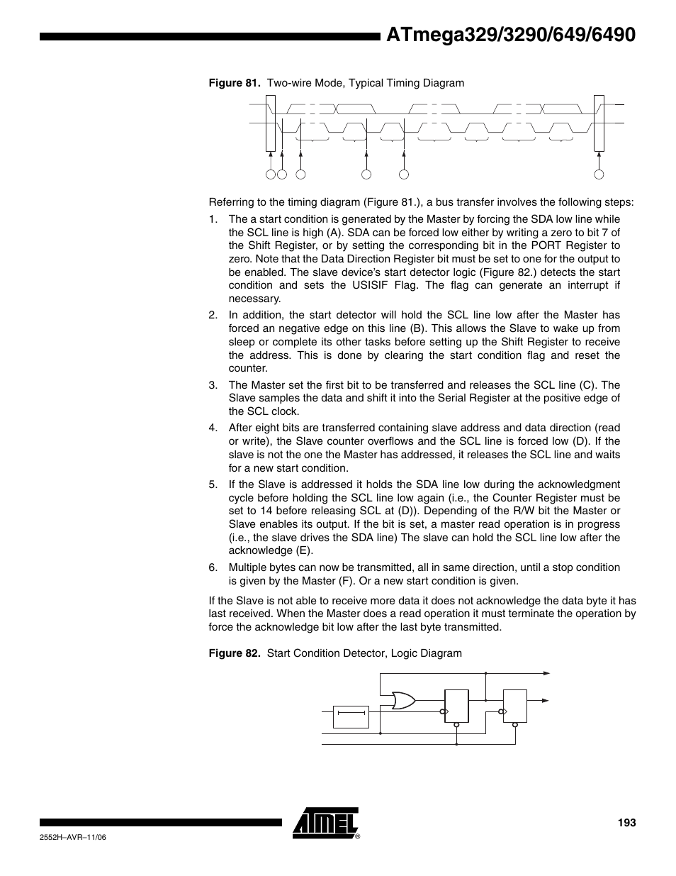 Rainbow Electronics ATmega3290P_V User Manual | Page 193 / 375