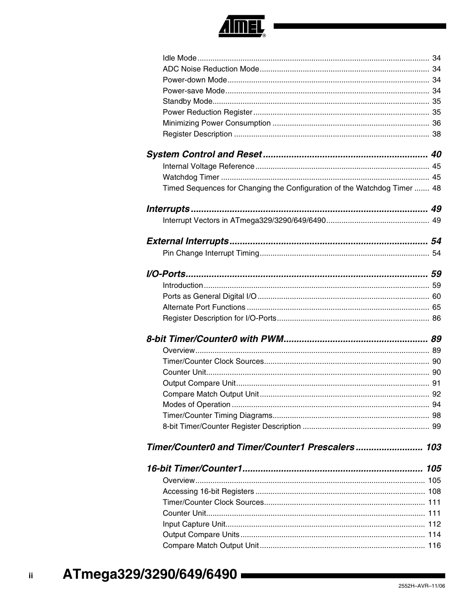 Rainbow Electronics ATmega3290P_V User Manual | Page 370 / 375