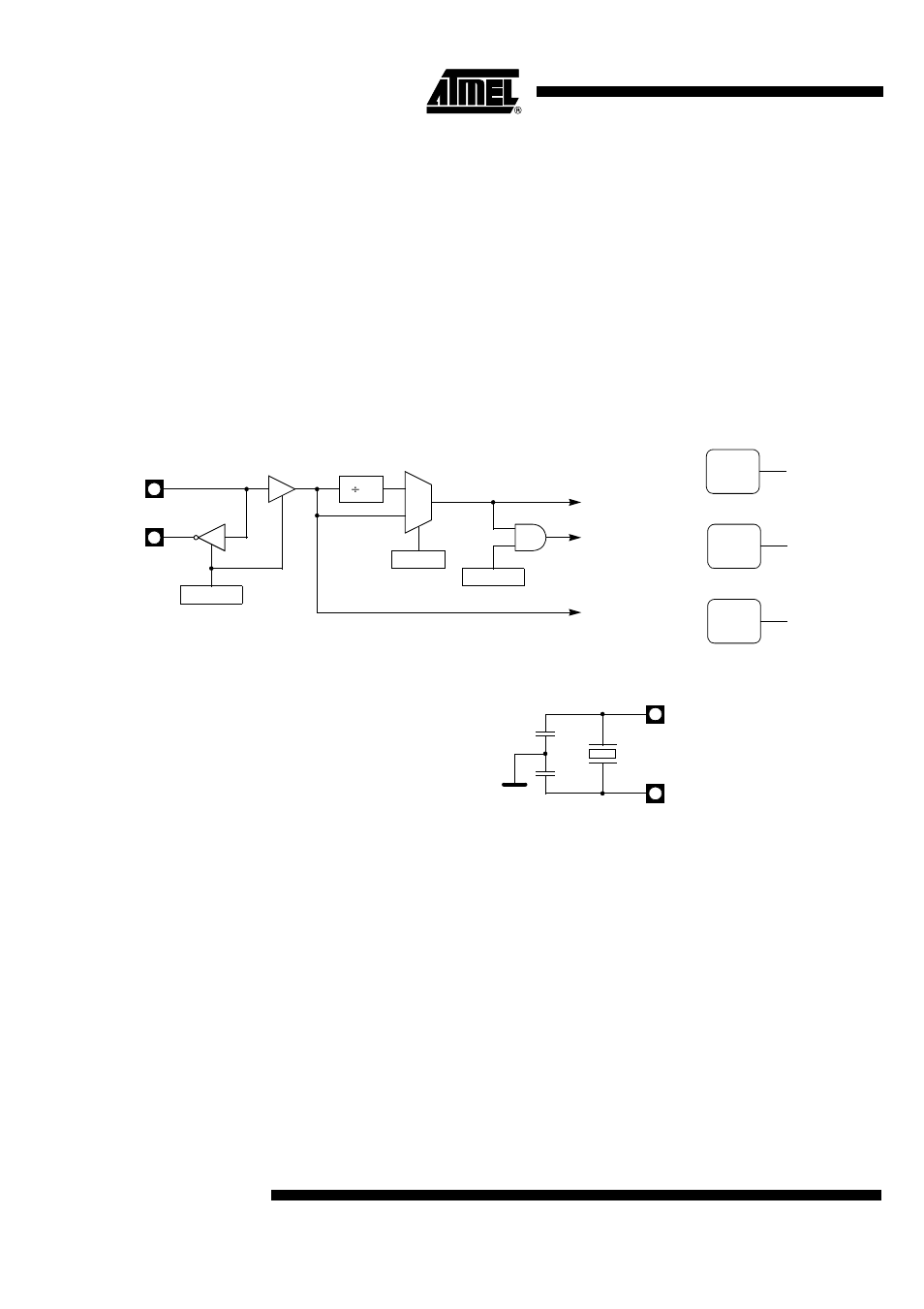 Clock controller, Oscillator, X2 feature | Rainbow Electronics AT89C5132 User Manual | Page 12 / 162