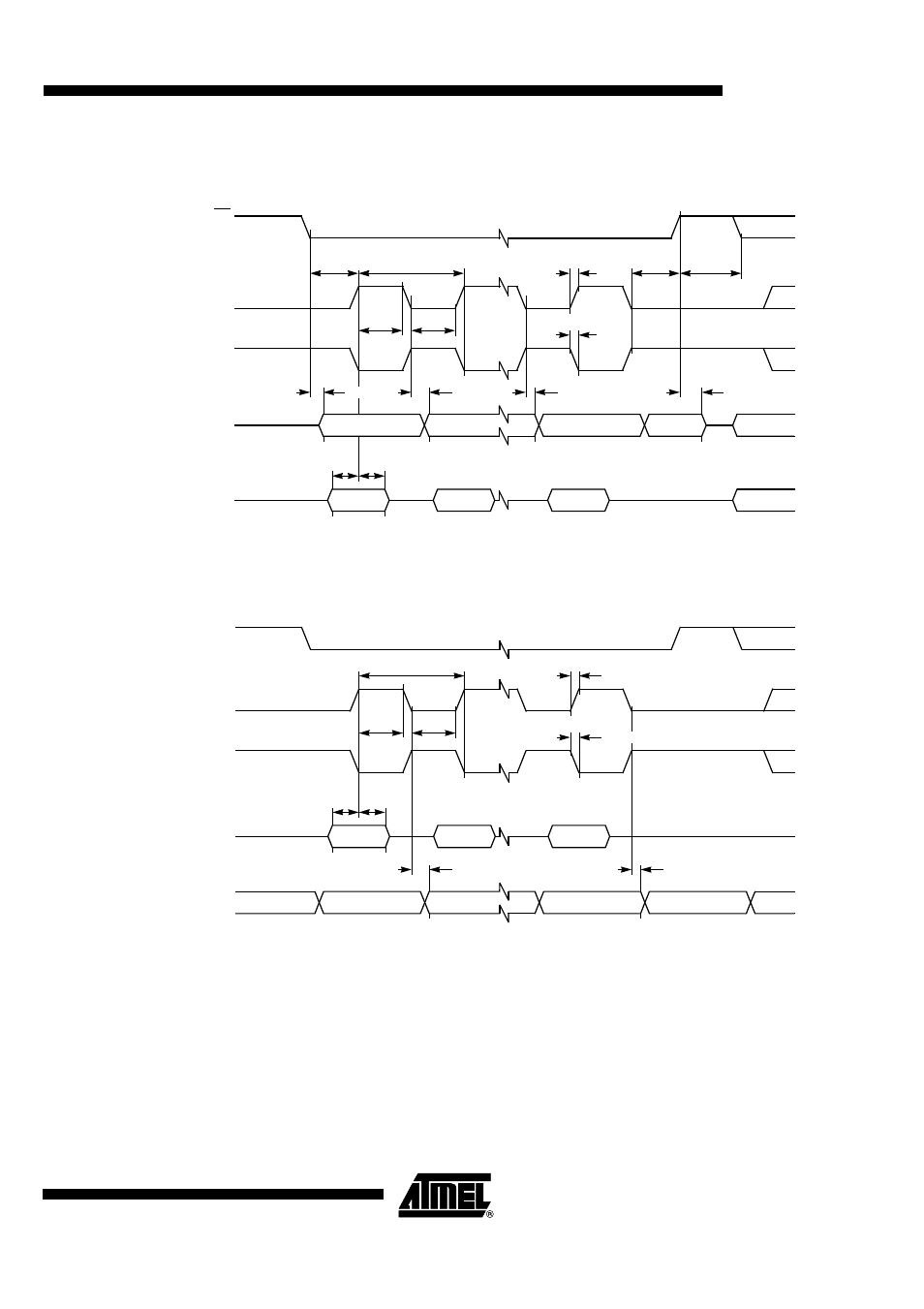 Figure 124. spi slave waveforms (sscpha = 1) | Rainbow Electronics AT89C5132 User Manual | Page 147 / 162