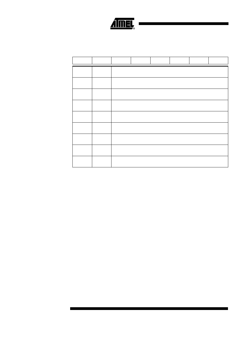 Table 52 to | Rainbow Electronics AT89C5132 User Manual | Page 42 / 162