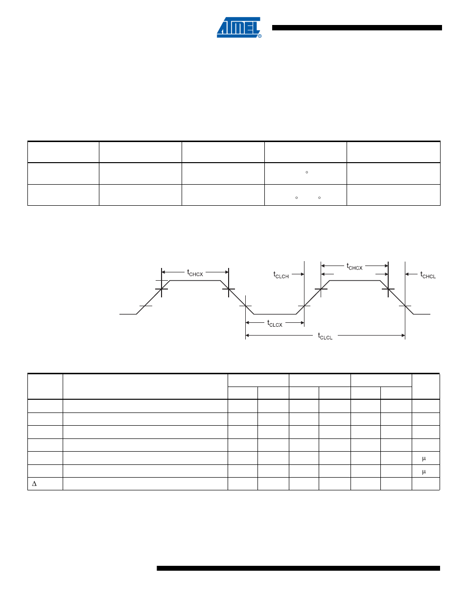 4 clock characteristics, 1 accuracy of calibrated internal oscillator, 2 external clock drive | Rainbow Electronics ATtiny10 User Manual | Page 118 / 166