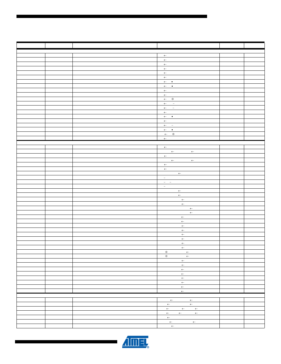 Instruction set summary, Instruction set sum, Instruction set summary” on | For det, Section | Rainbow Electronics ATtiny10 User Manual | Page 151 / 166