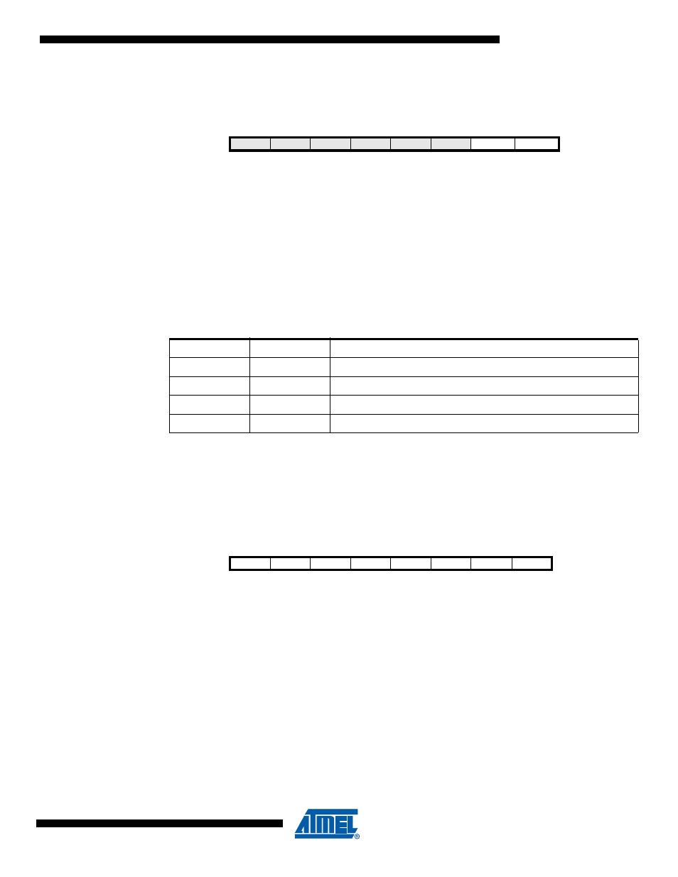 5 register description, 1 clkmsr – clock main settings register, 2 osccal – oscillator calibration register | N-time using the, Clkmsr – clock main settings | Rainbow Electronics ATtiny10 User Manual | Page 21 / 166