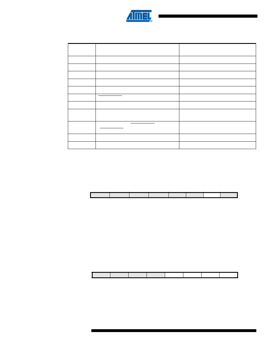 4 register description, 1 portcr – port control register, 2 pueb – port b pull-up enable control register | Ils, see, Relate the a | Rainbow Electronics ATtiny10 User Manual | Page 50 / 166