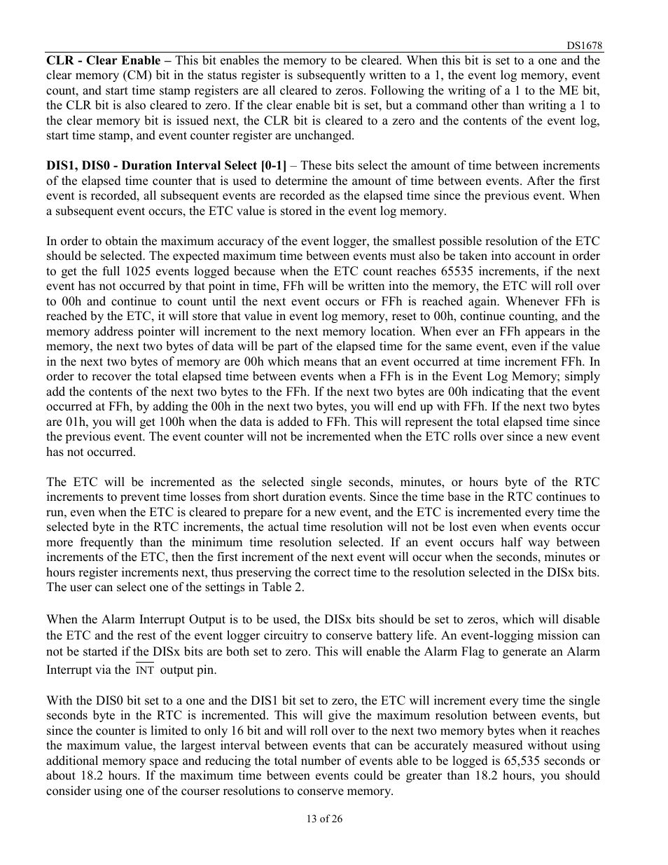 Rainbow Electronics DS1678 User Manual | Page 13 / 26
