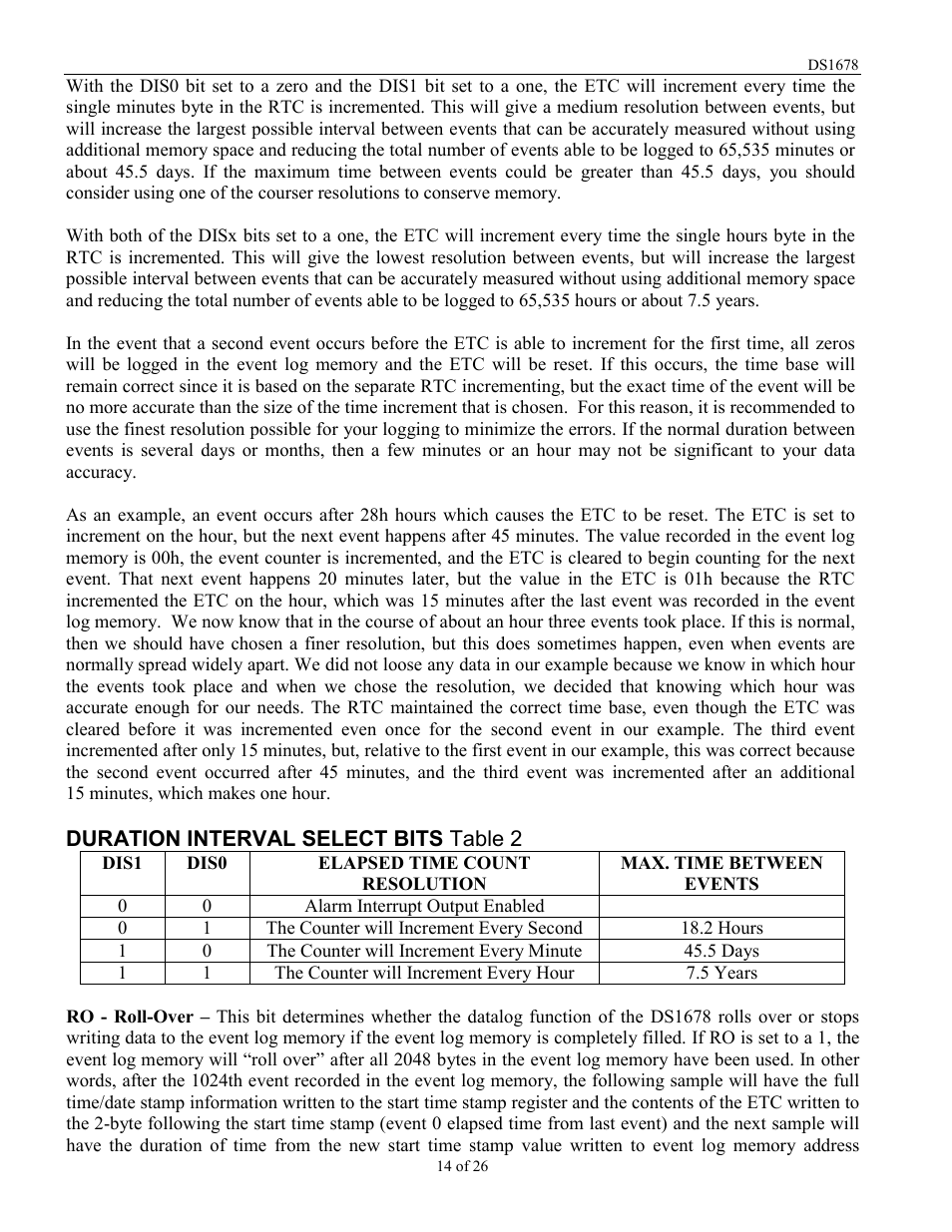 Rainbow Electronics DS1678 User Manual | Page 14 / 26