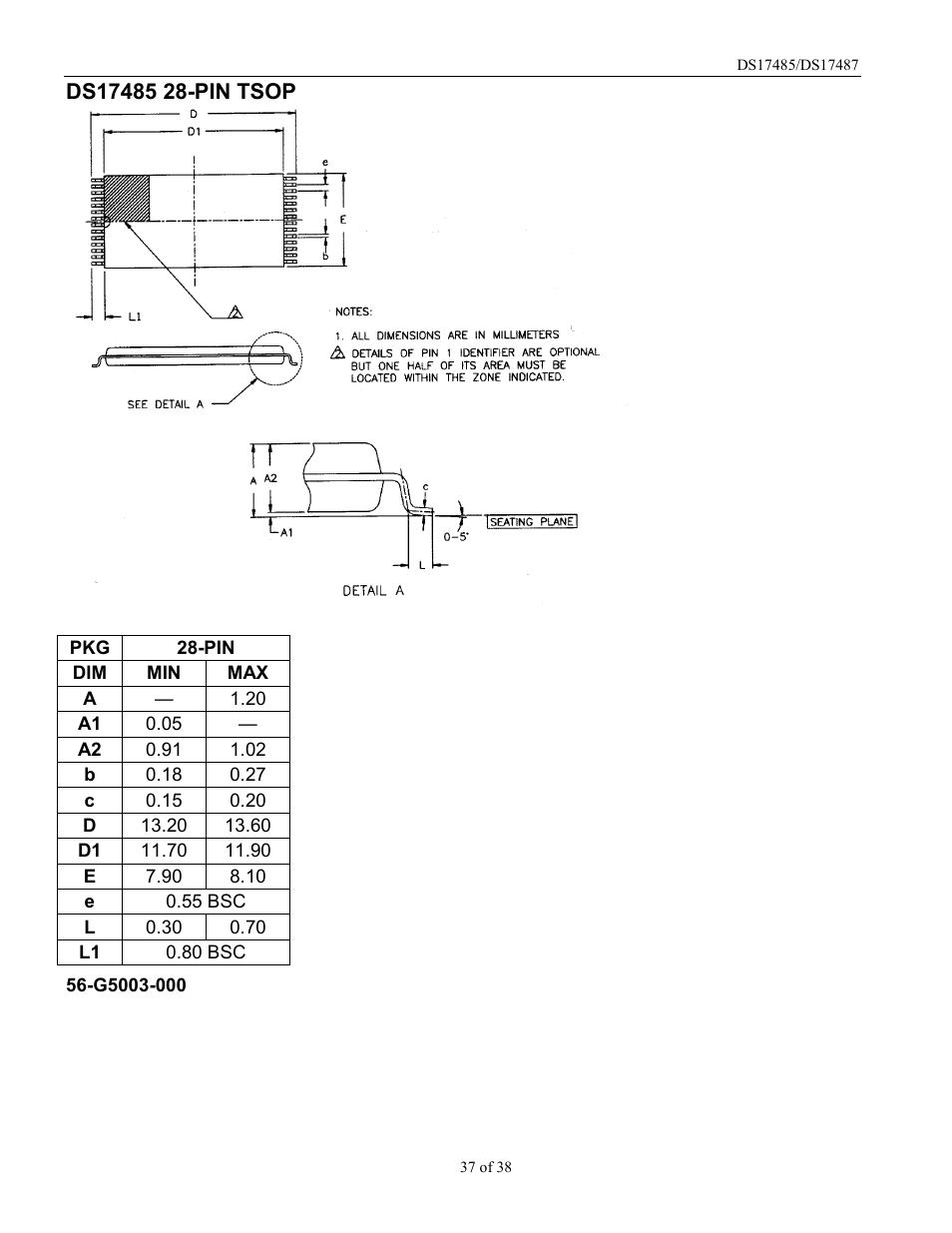 Rainbow Electronics DS17487 User Manual | Page 37 / 38