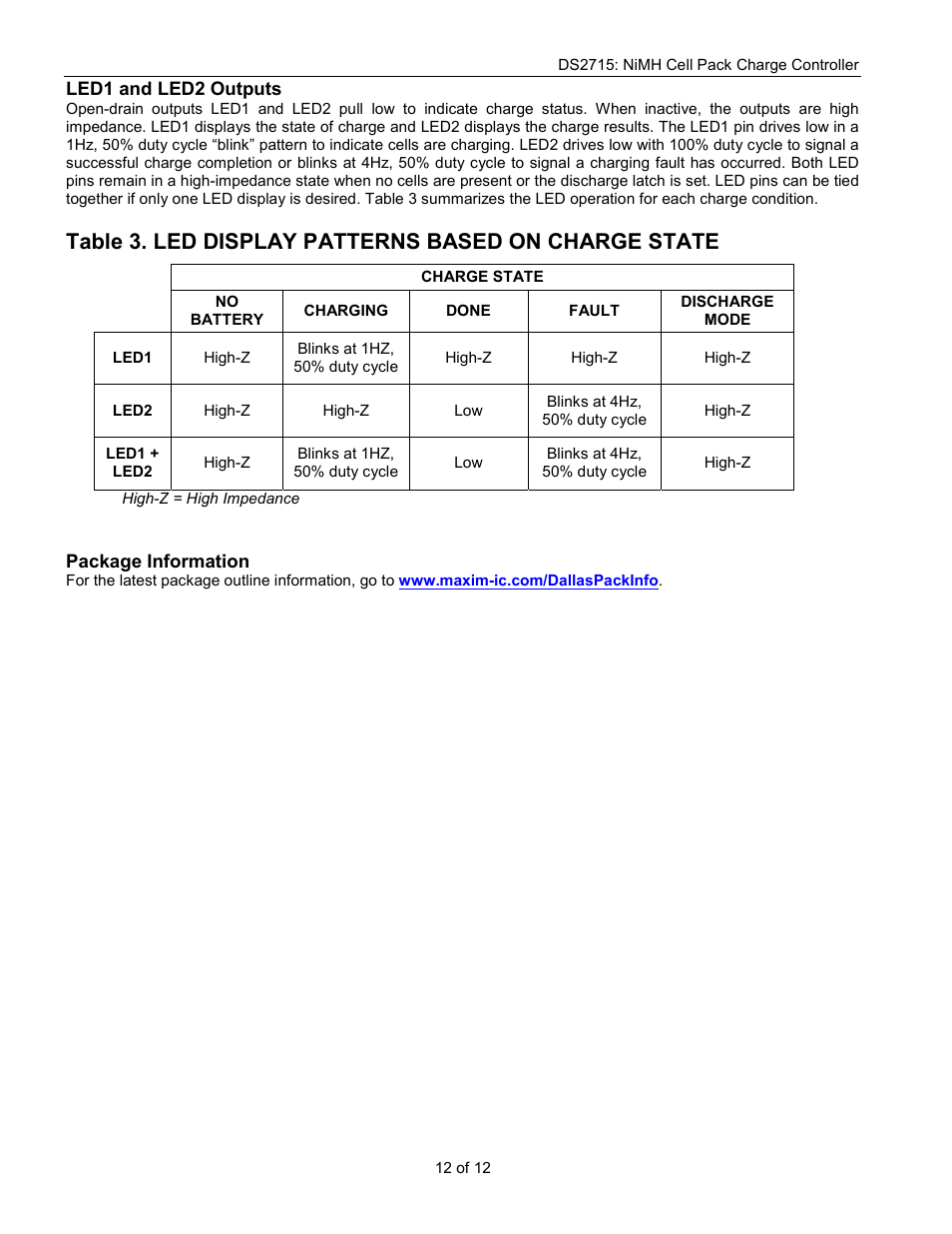 Rainbow Electronics DS2715 User Manual | Page 12 / 12