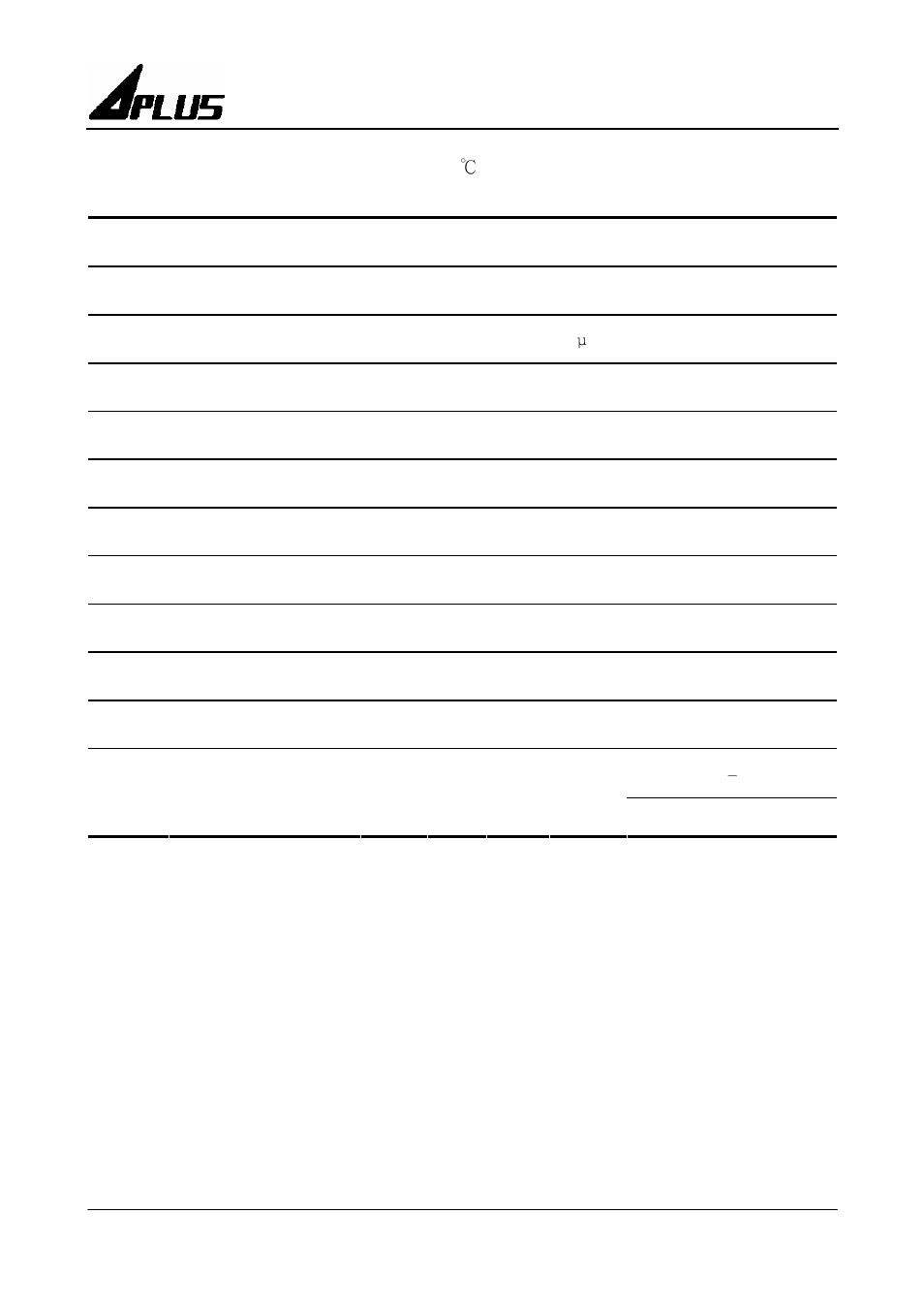 Integrated circuits inc. ap8942a, Dc characteristics | Rainbow Electronics aP8942A User Manual | Page 14 / 18