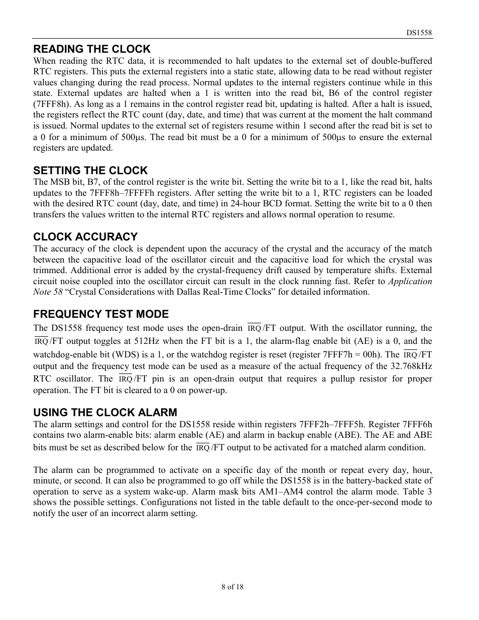 Rainbow Electronics DS1558Y User Manual | Page 8 / 18