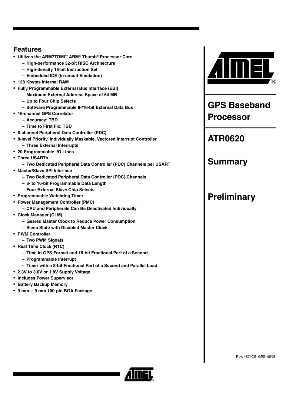 Rainbow Electronics ATR0620 User Manual | 15 pages