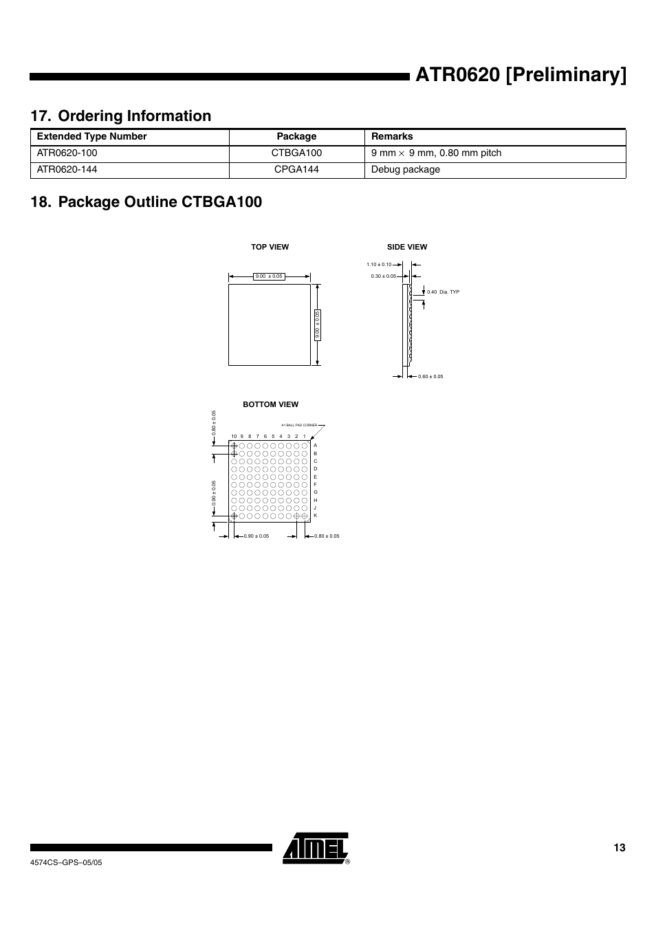 Atr0620 [preliminary | Rainbow Electronics ATR0620 User Manual | Page 13 / 15