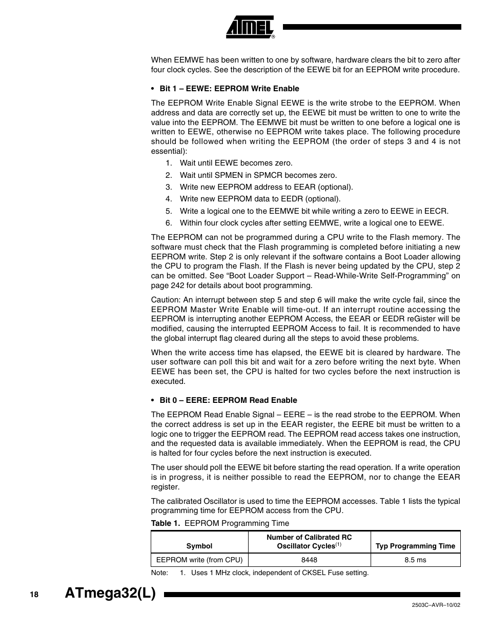 Atmega32(l) | Rainbow Electronics ATmega32L User Manual | Page 18 / 313