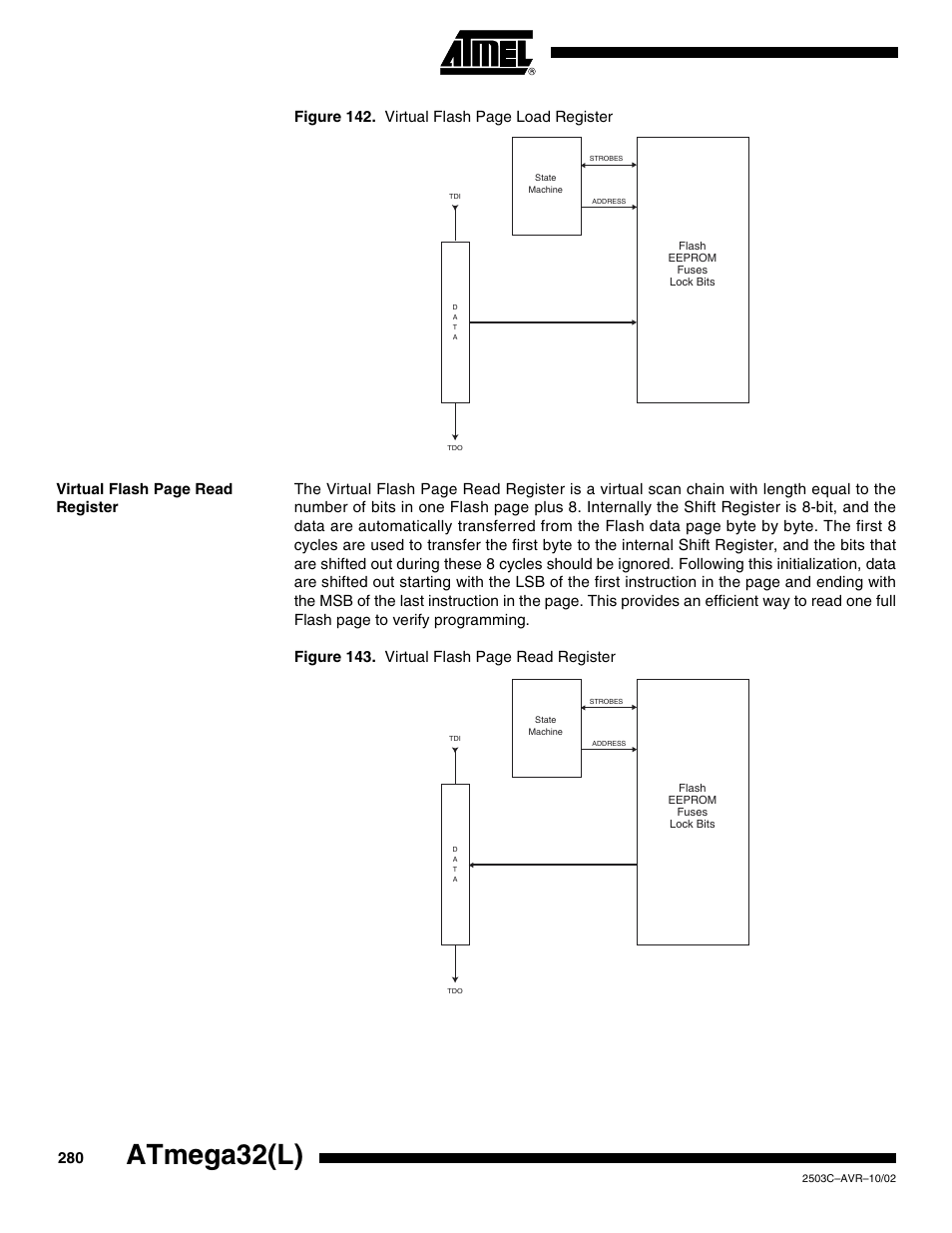 Atmega32(l) | Rainbow Electronics ATmega32L User Manual | Page 280 / 313