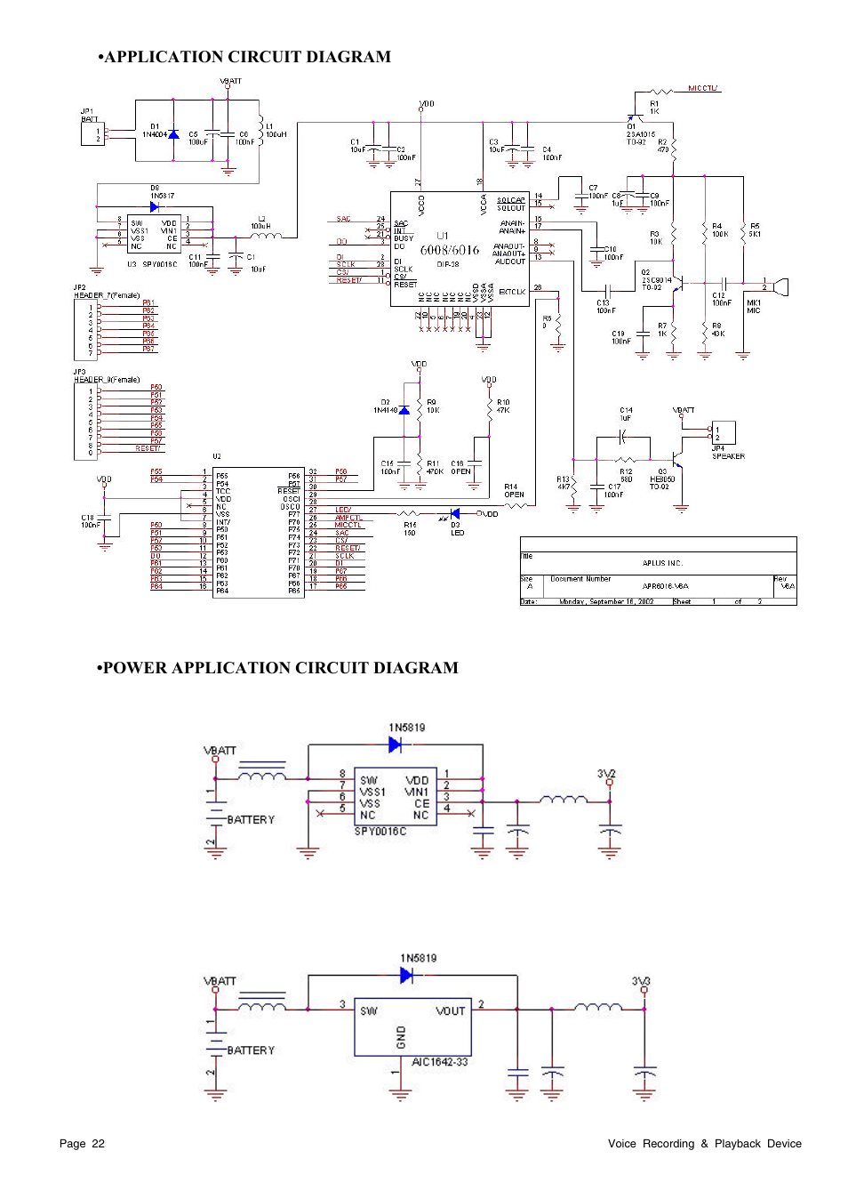 Rainbow Electronics APR6008 User Manual | Page 22 / 23