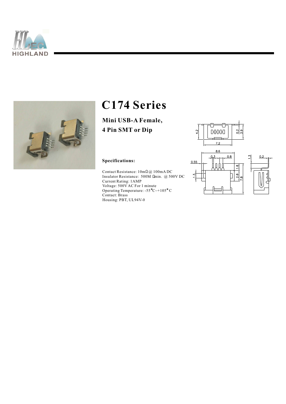 Rainbow Electronics C174 Series User Manual | 1 page