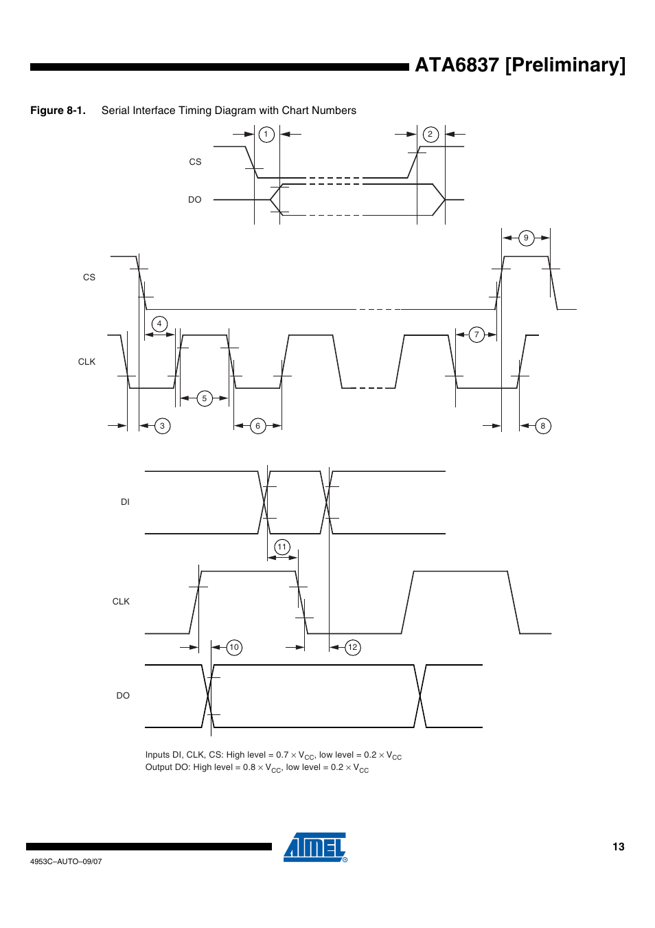 Ata6837 [preliminary | Rainbow Electronics ATA6837 User Manual | Page 13 / 17
