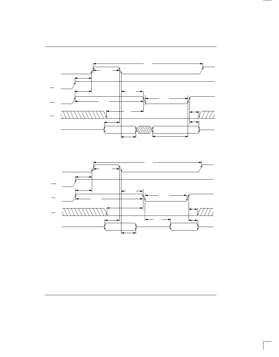 Intel write ac timing, Intel read ac timing | Rainbow Electronics DS2143Q User Manual | Page 34 / 40