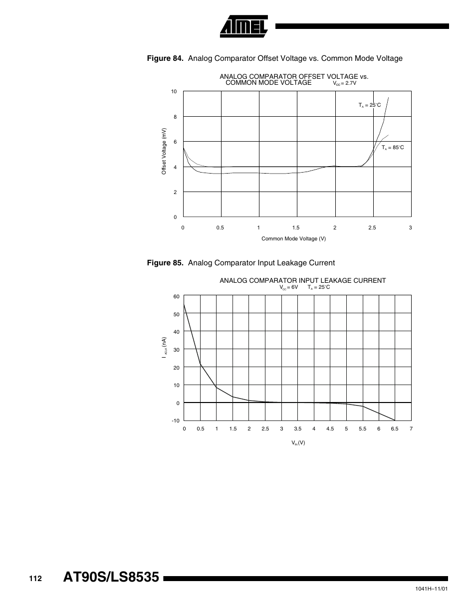 Rainbow Electronics AT90LS8535 User Manual | Page 112 / 127