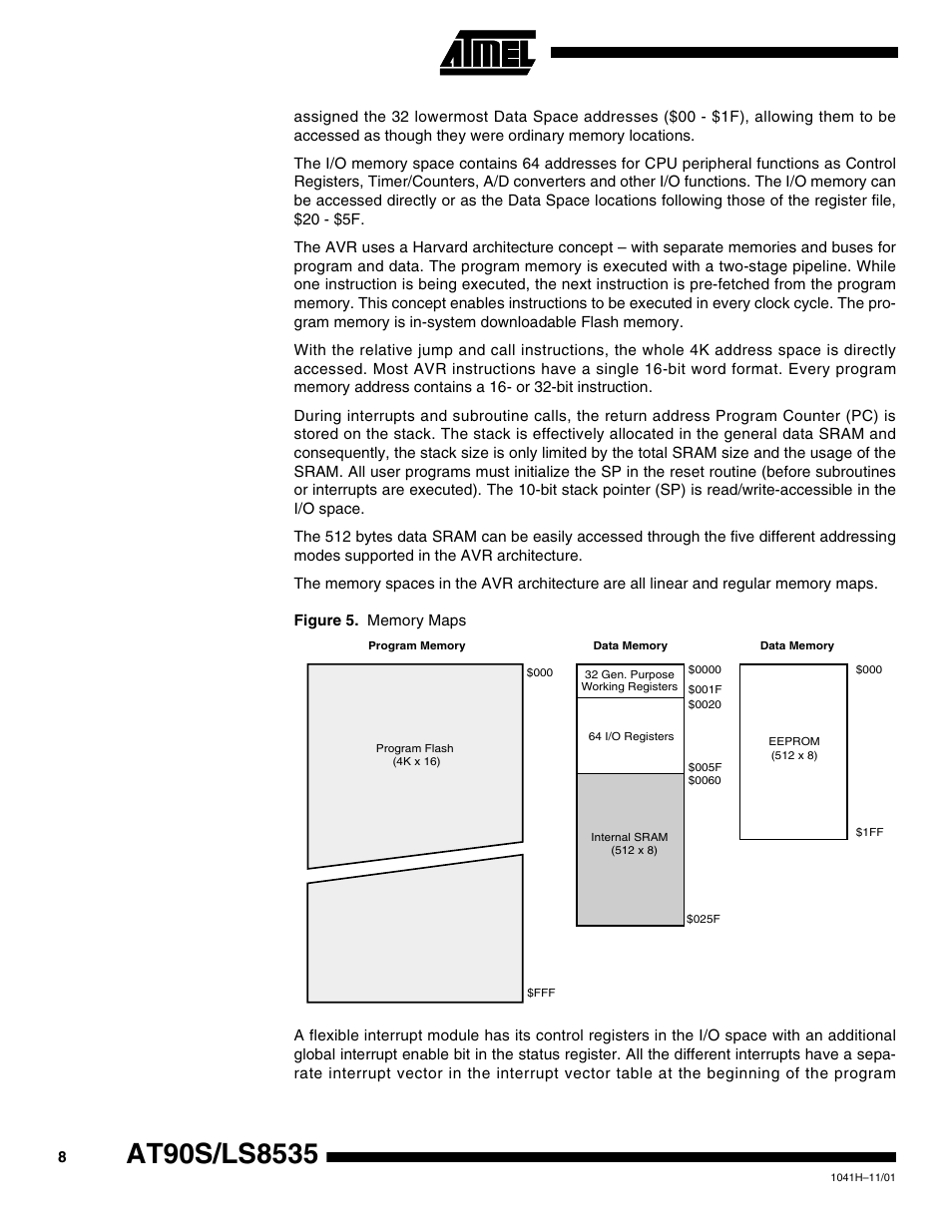Rainbow Electronics AT90LS8535 User Manual | Page 8 / 127