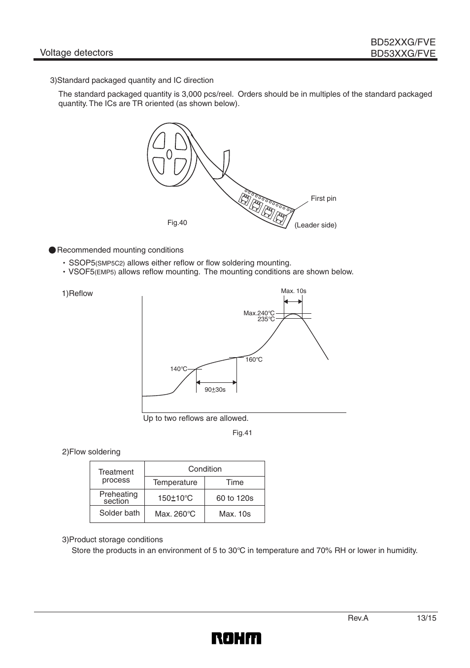 Voltage detectors bd52xxg/fve bd53xxg/fve | Rainbow Electronics BD5323G_FVE User Manual | Page 13 / 16