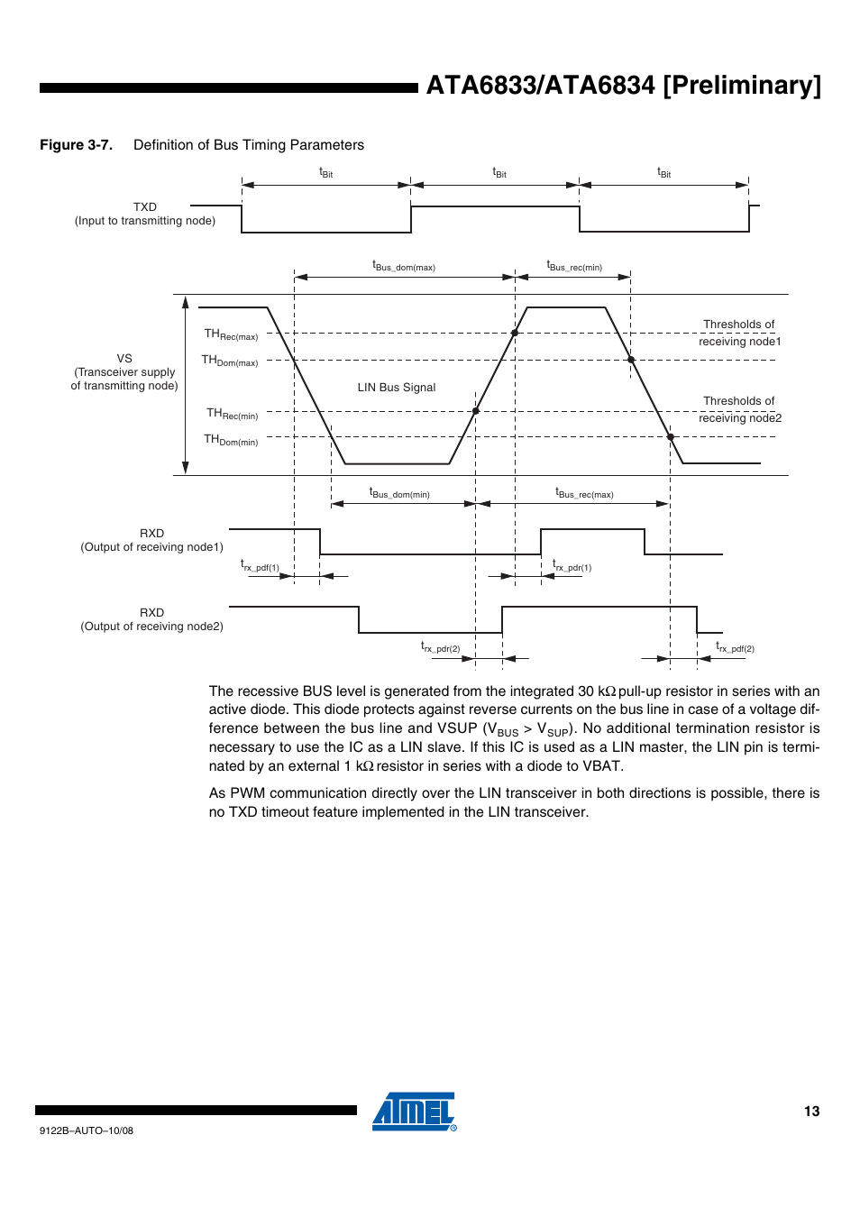 Rainbow Electronics ATA6834 User Manual | Page 13 / 25