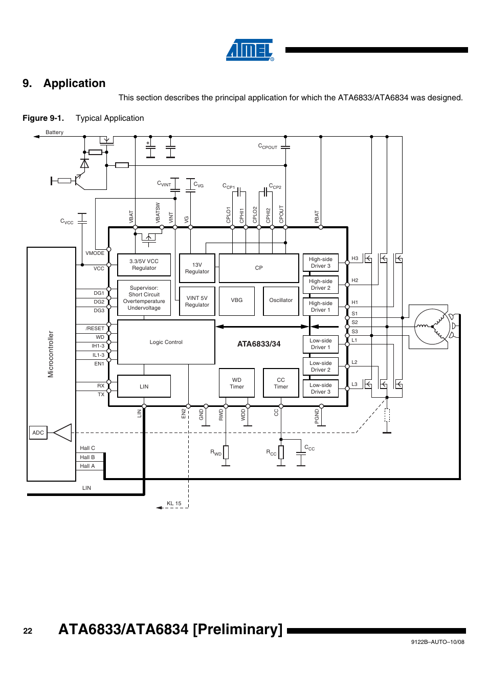 Application | Rainbow Electronics ATA6834 User Manual | Page 22 / 25