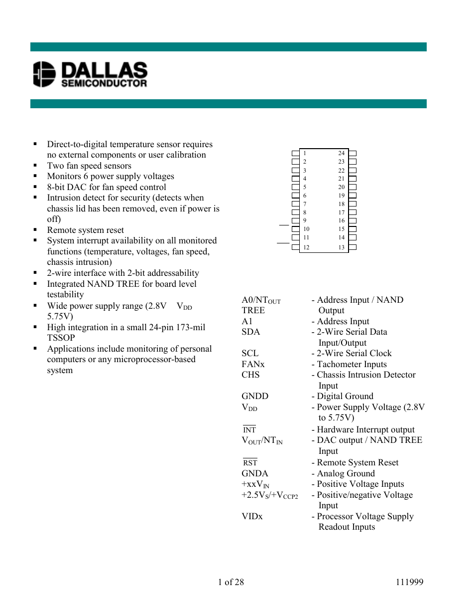 Rainbow Electronics DS1780 User Manual | 28 pages