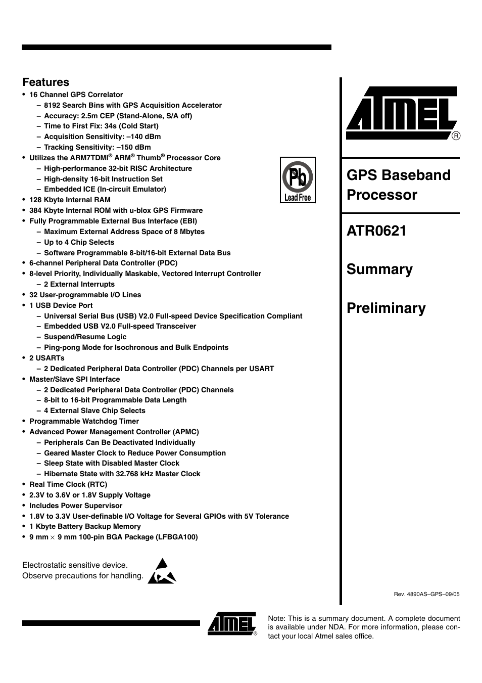 Rainbow Electronics ATR0621 User Manual | 20 pages