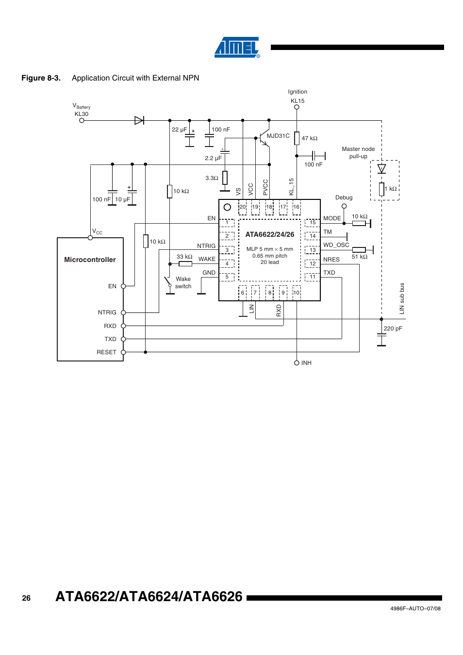 Rainbow Electronics ATA6624 User Manual | Page 26 / 29
