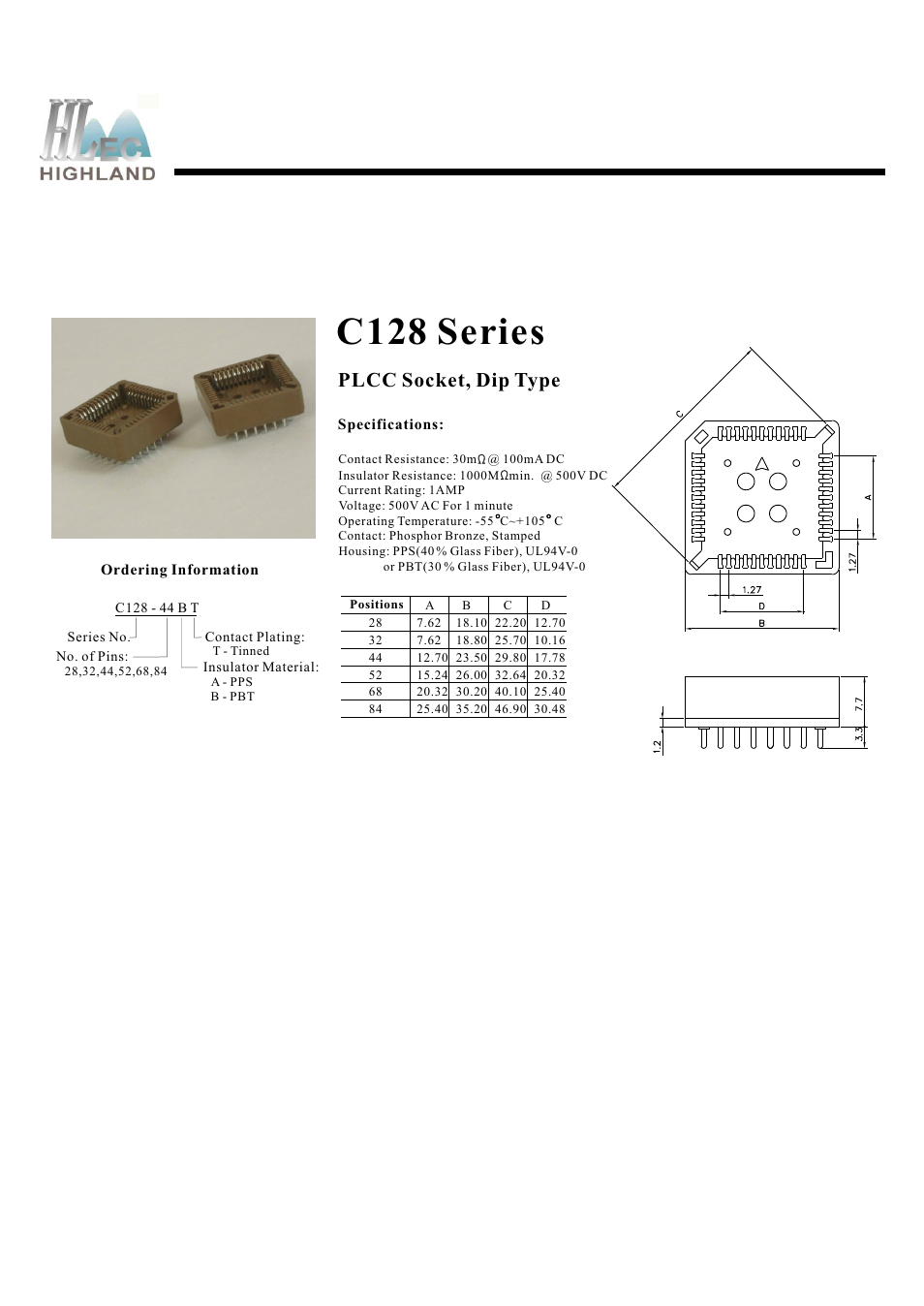 Rainbow Electronics C128 Series User Manual | 1 page
